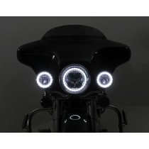 Modules de phare LED DENALI M4 (paire), 4.5" rond, Chrome Noir