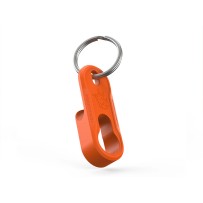 Porte-clés Maxtrax orange : outil serrage goupilles + décapsuleur