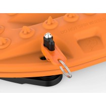 Porte-clés Maxtrax orange : outil serrage goupilles + décapsuleur