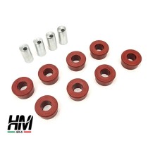 Kit de correction d’angle de chasse – Suzuki Jimny 2018+ (Silentblocs alvéolaires + excentriques)