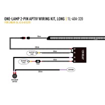 Kit de Câblage LAZER 2 Broches 12V - Pour Lampe 4x4 Eclairage