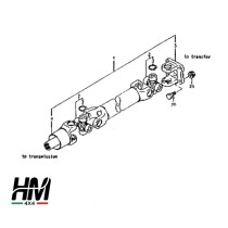 Arbre de transmission BV/BT pour Suzuki Samurai et Sj 413