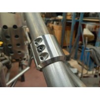 Bride de tube escamotable – diamètre au choix