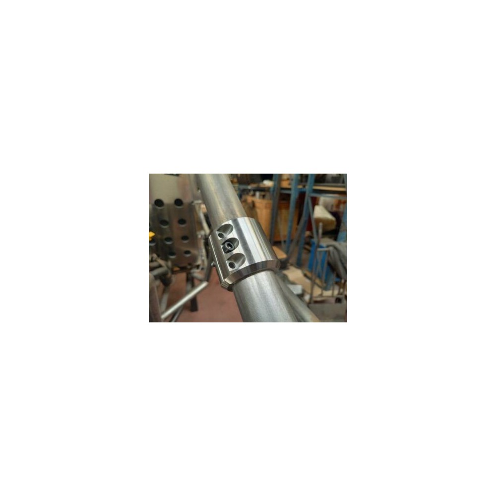 Bride de tube escamotable – diamètre au choix
