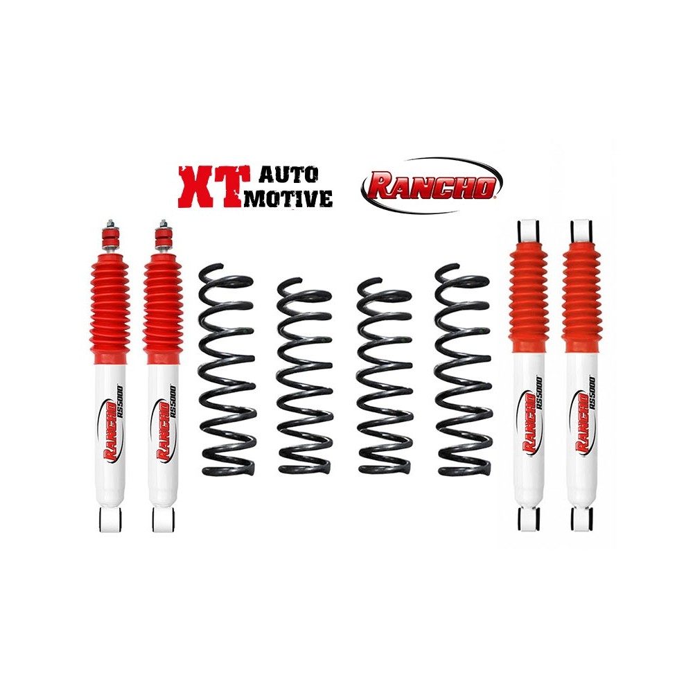 Kit de rehausse complet XT / RANCHO +4 cm – Suzuki Jimny Diesel (jusqu’à 2018)