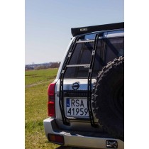 Échelle de hayon Nissan Patrol Y61 – Acier galvanisé – Accès toit & galerie