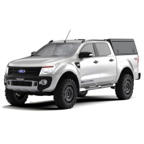 Hardtop Explorer Guard Alu Cab noir Ford Ranger double cabine