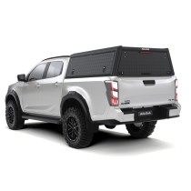 Hardtop Explorer Guard noir strié Alu Cab pour Isuzu D-Max 2020+