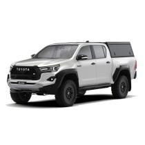 Hardtop Explorer Guard alu noir pour Toyota Hilux Revo Alu Cab