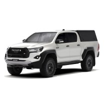 Hardtop Explorer Guard Alu Cab noir pour Toyota Hilux Revo
