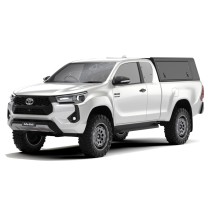 Hardtop Explorer Guard Alu Cab noir pour Toyota Hilux Revo extra cab