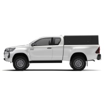 Hardtop Explorer Guard Alu Cab noir pour Toyota Hilux Revo extra cab