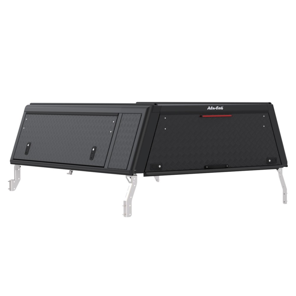 Hardtop aluminium noir Alu Cab pour Toyota Hilux Revo extra cabine 