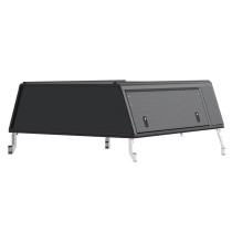 Hardtop aluminium noir Alu Cab pour Toyota Hilux Revo extra cabine 