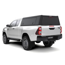Hardtop aluminium noir Alu Cab pour Toyota Hilux Revo extra cabine 