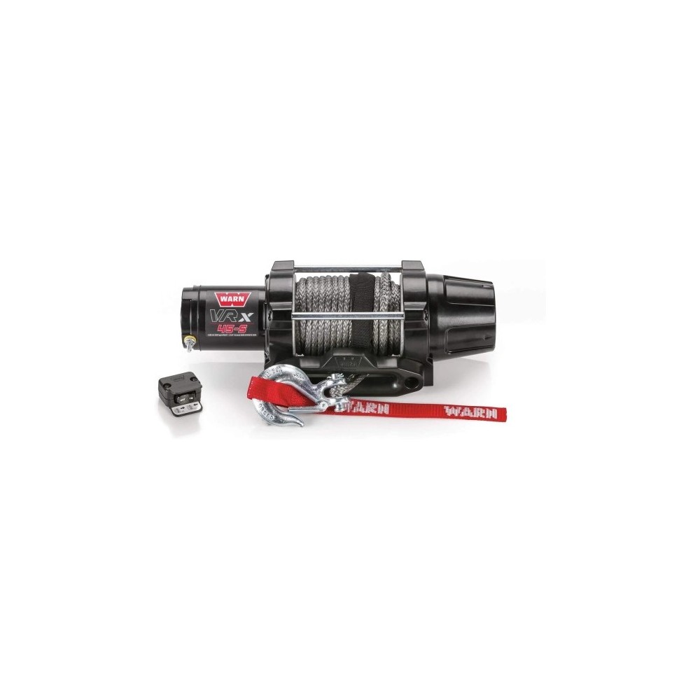 Treuil WARN VRX 45-S – 2041 kg – 12V – Corde synthétique – Étanchéité IP68