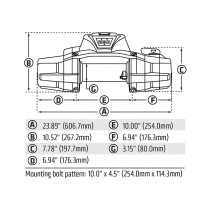 Treuil Warn Zeon XD 10S 4500kg 12V : Puissance et Sécurité 4x4