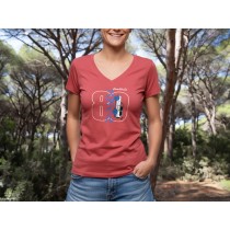 Tshirt femme HDJ80 Dream Team Car corail – Style & confort coton