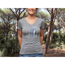 Tshirt femme HDJ80 Dream Team gris chiné – Style auto unique