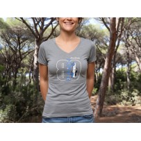 Tshirt femme HDJ80 Dream Team gris chiné – Style auto unique