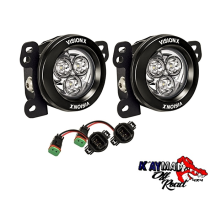 Kit de phares antibrouillard LED pour Jeep Wrangler JK – Montage origine – IP68