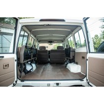 TOYOTA LAND CRUISER GRJ78 BLANC BM5 AVEC POWER PACK ET DOUBLE RESERVOIR