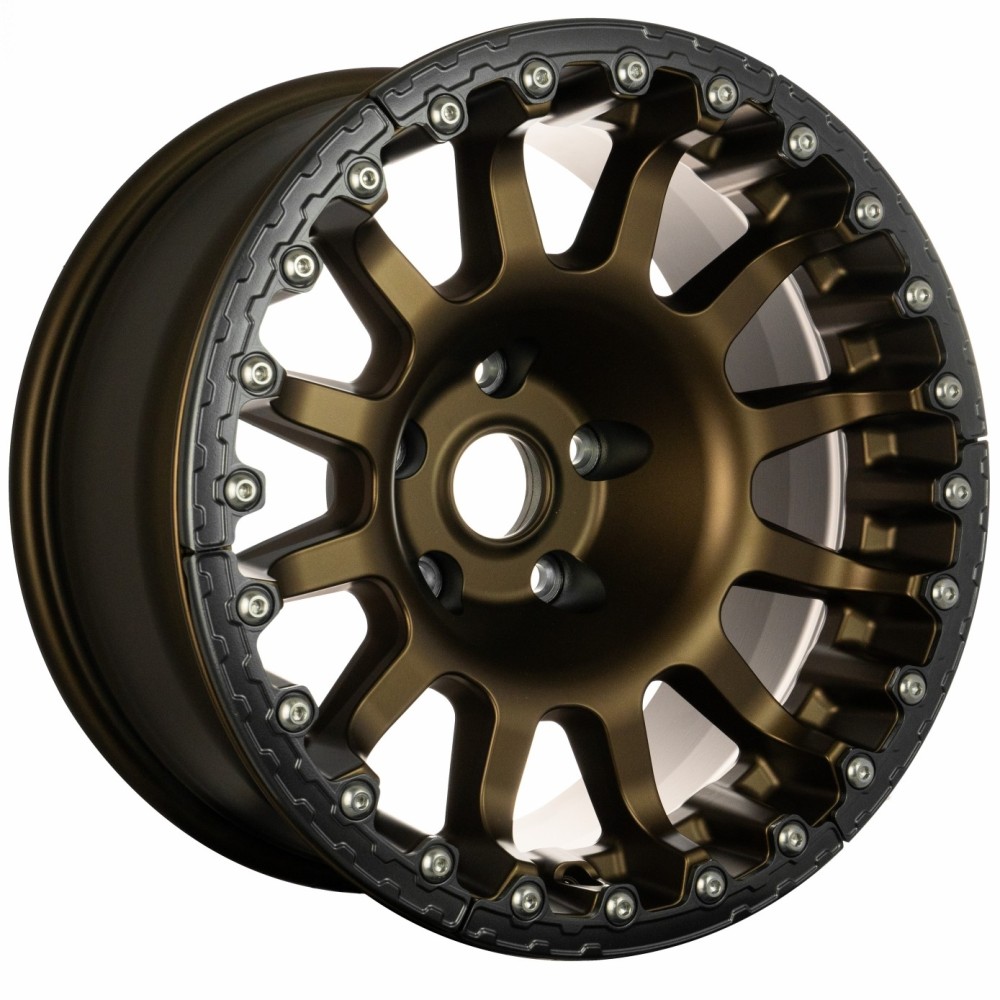 Jante aluminium renforcée Evo Corse Atlas BL Bronze Mat 8x17 ET20 – Ford Ranger & Ranger Raptor (sans ring)