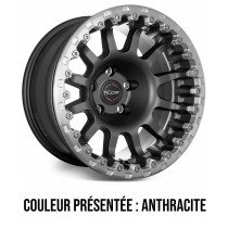 Jante aluminium renforcée Evo Corse Atlas BL anthracite 8x17 ET20 – Ford Ranger & Ranger Raptor (sans ring)