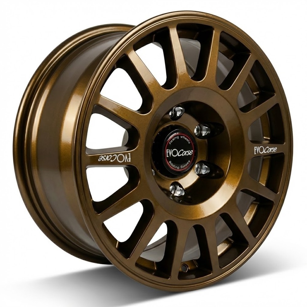 Jante aluminium renforcée Evo Corse Nazca 8.5x17 – ET15 – Bronze Brillant – Toyota Land Cruiser & Hilux