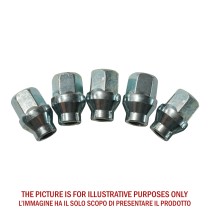 Kit visserie 12x1.50 chrome (pour une jante)