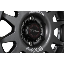 Cache moyeu noir EVO Corse C70 – 6x139,7 – écusson noir