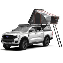 Tente de toit rigide Alu-Cab RT-2S noire : confort 4x4 premium