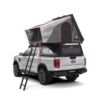 Tente de toit rigide Alu-Cab RT-2S noire : confort 4x4 premium