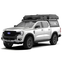 Tente de toit rigide Alu-Cab RT-2S noire : confort 4x4 premium