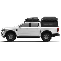Tente de toit rigide Alu-Cab RT-2S noire : confort 4x4 premium