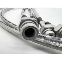 Kit durites de frein aviation inox – Nissan Patrol GR Y60 – Réhausse +10 cm