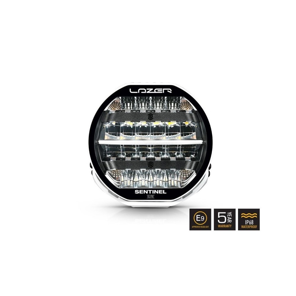 Phare LED LAZER Sentinel 9" Elite PL2 White – Puissance & Design