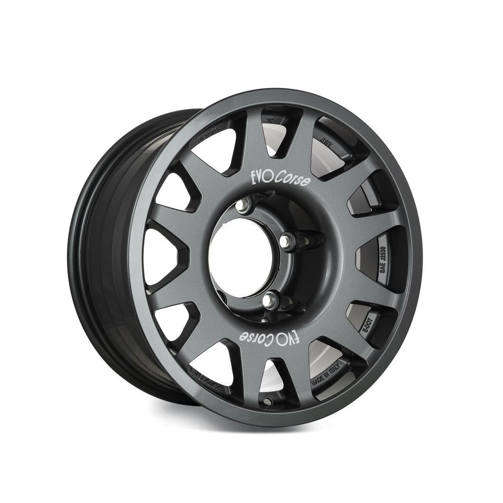 JANTE ALUMINIUM RENFORCÉE RAID EVO CORSE DAKAR ZERO 7x16 – ET -10 – Gris anthracite
