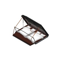 Tente de toit Alu-Cab ModCAP Family 4P : confort 4x4 & bivouac