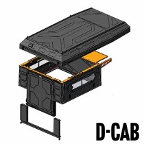 ModCAP kit & support tente de toit Alu-Cab Family double cabine