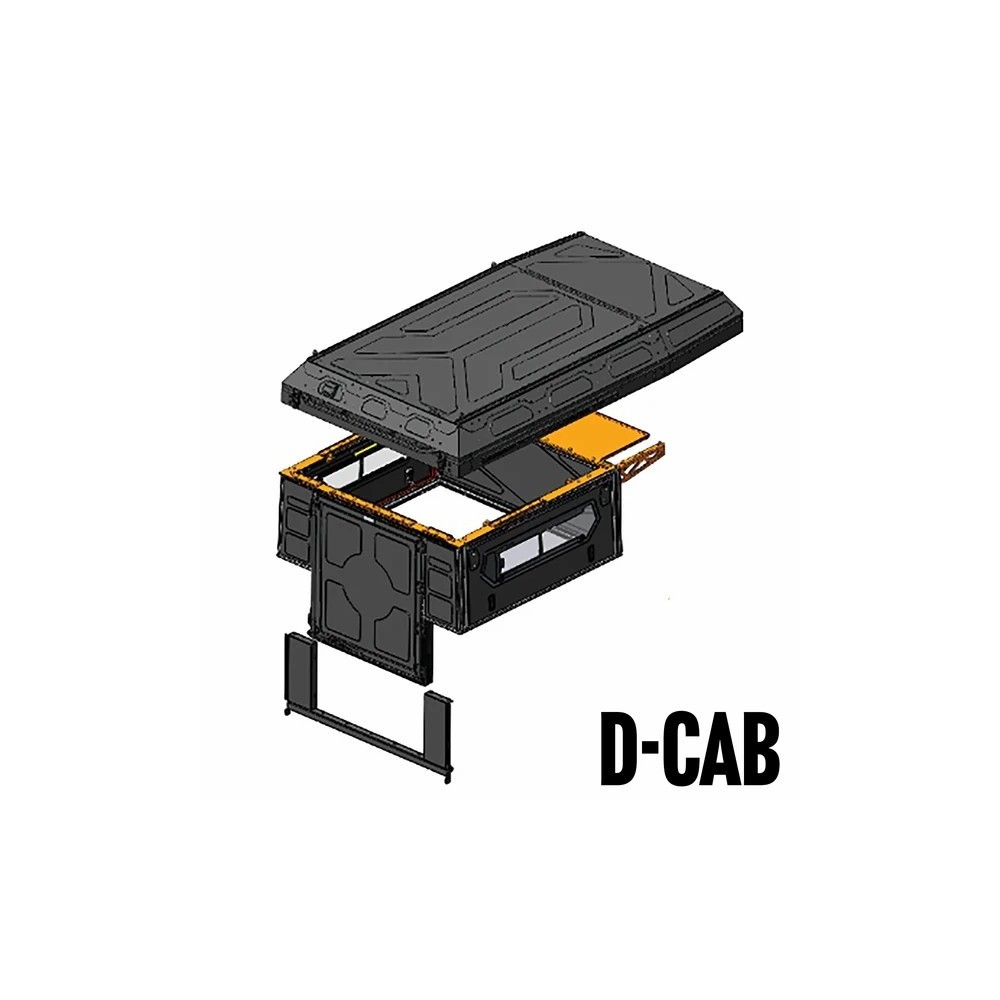 ModCAP kit & support tente de toit Alu-Cab Family double cabine