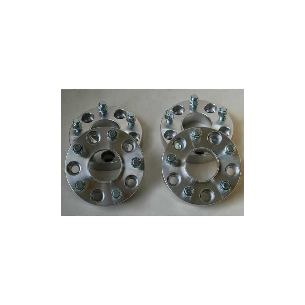 Entretoises de roue aluminium 30 mm avec centrage – Jeep Wrangler JK