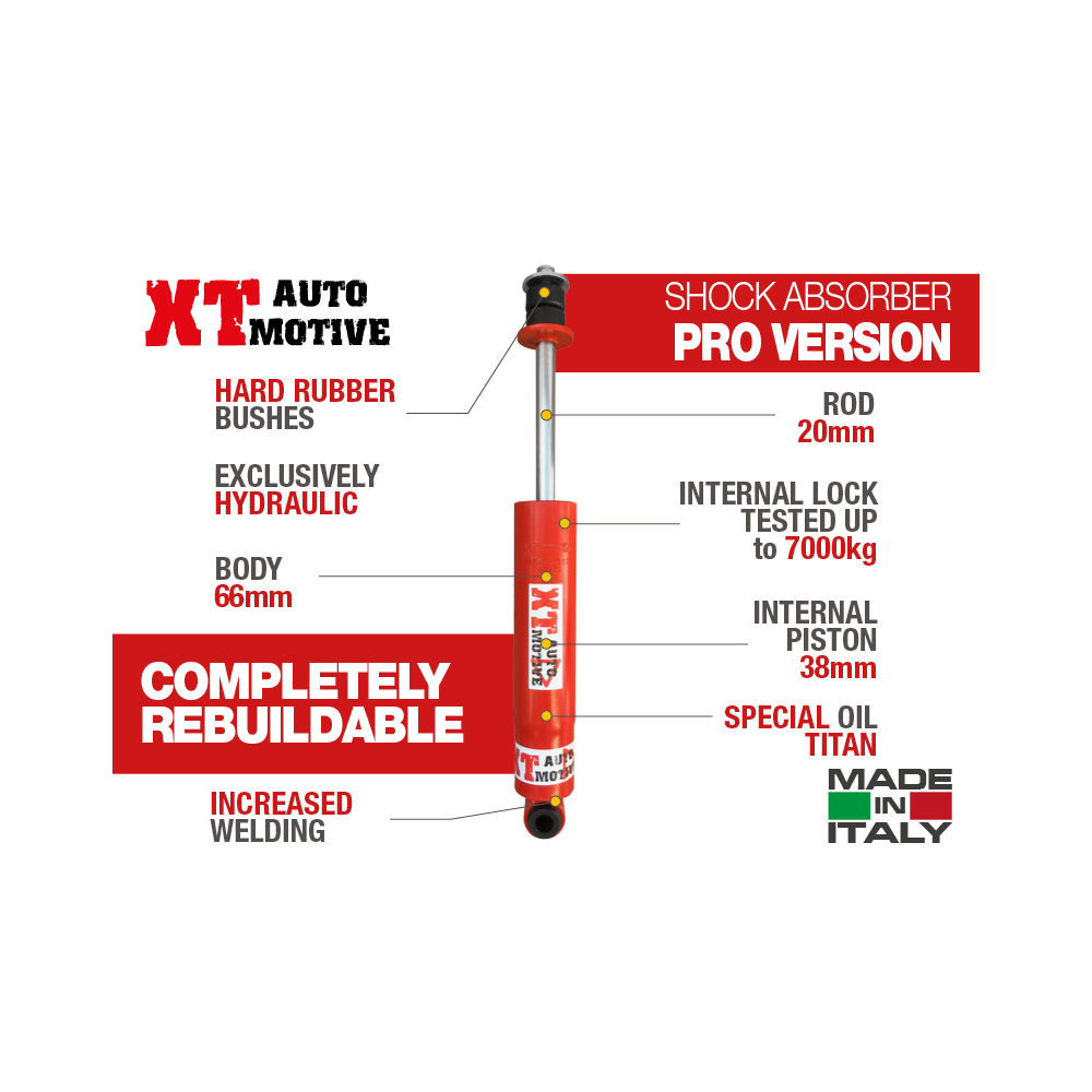 AMORTISSEUR "PRO VERSION" XT AUTOMOTIVE TIGE - OEIL