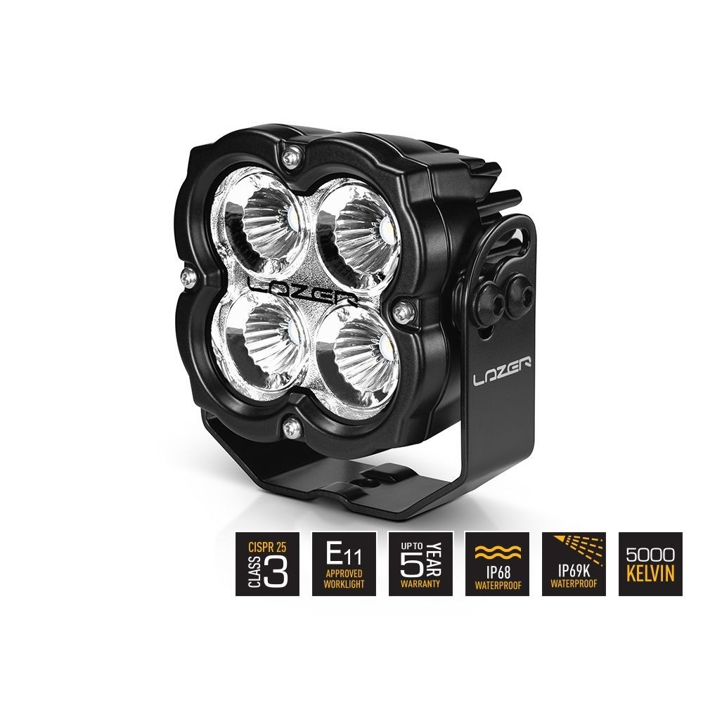 Phare LED LAZER UTILITY-45 Gen2 Noir : Puissance & style 4x4