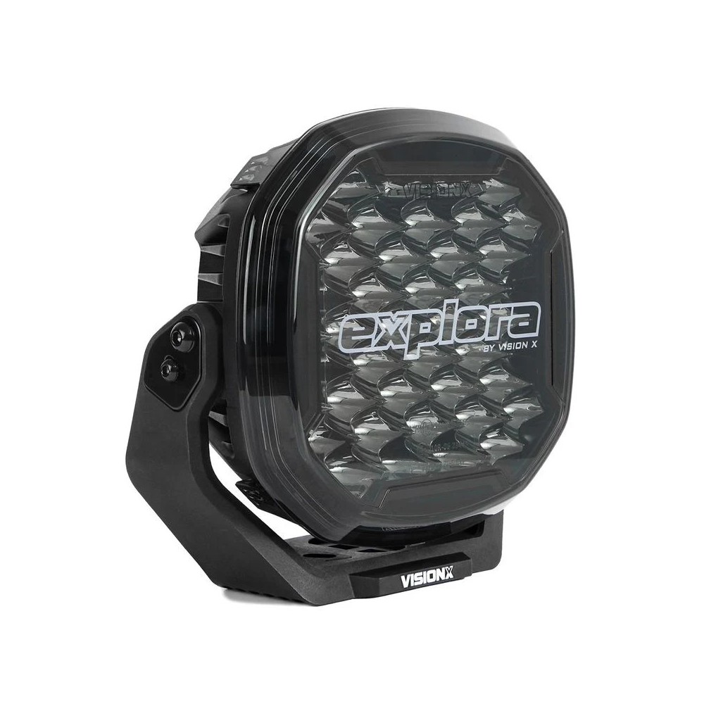 Phare LED Vision X Explora Series 9″ – DRL Switchback Blanc / Ambre – Éclairage longue portée personnalisable