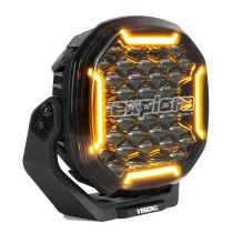 Phare LED Vision X Explora Series 9″ – DRL Switchback Blanc / Ambre – Éclairage longue portée personnalisable