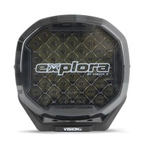 Phare LED Vision X Explora Series 9″ – DRL Switchback Blanc / Ambre – Éclairage longue portée personnalisable