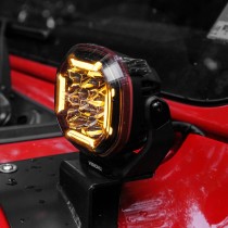 Phare LED Vision X Explora Series 4″ – DRL Switchback Blanc / Ambre – Éclairage compact personnalisable