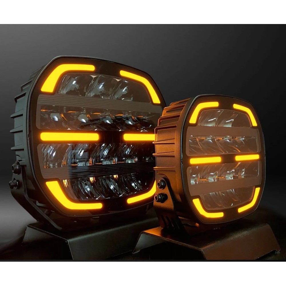 Projecteur LED Lumidrive Night Seeker 7″ – 13 104 lumens – Longue portée homologuée ECE