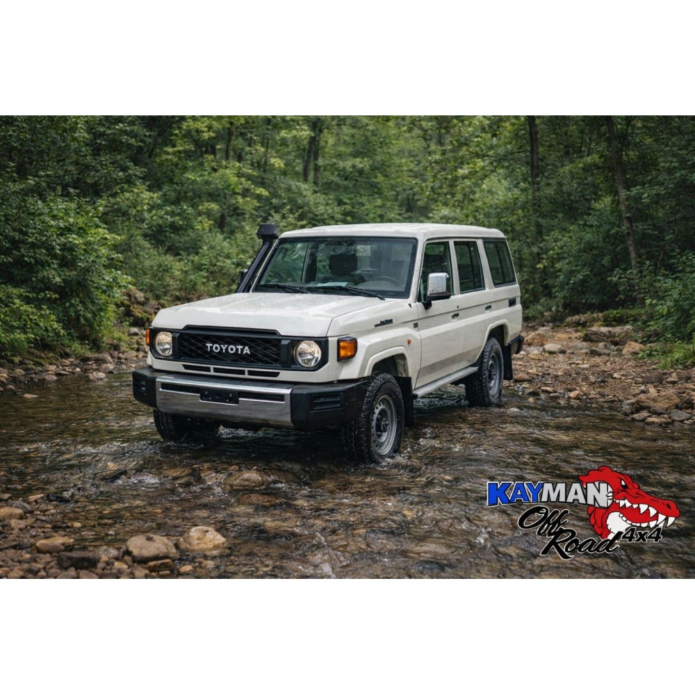 TOYOTA LAND CRUISER GRJ76 BLANC BVA 6 VITESSES BASIC AVEC TREUIL ET BLOCAGES